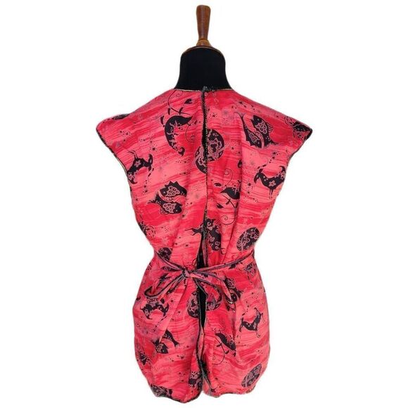 Rare Vintage Midcentury Celestial Zodiac Apron. - Picture 2 of 7